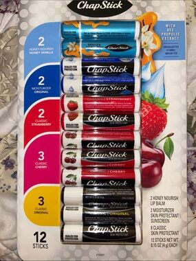 ChapStick Lip Balm Variety Pack - Assorted Colors